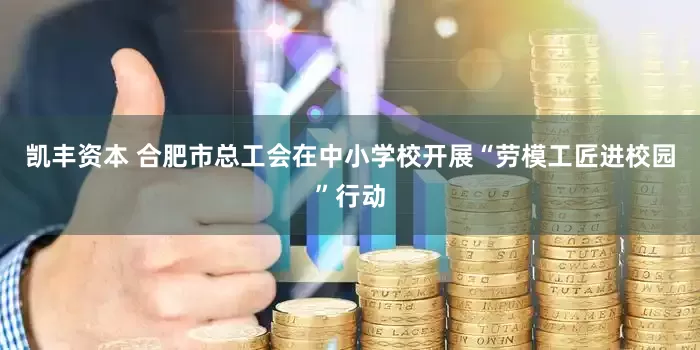 凯丰资本 合肥市总工会在中小学校开展“劳模工匠进校园”行动